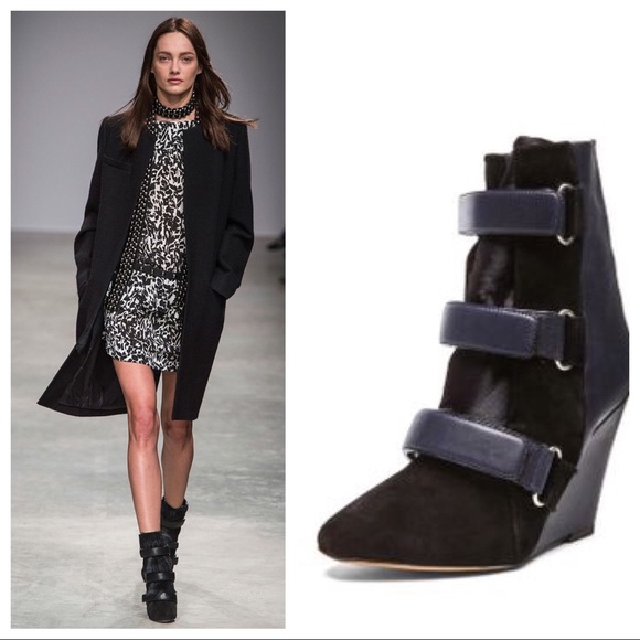 isabel marant pony hair boots